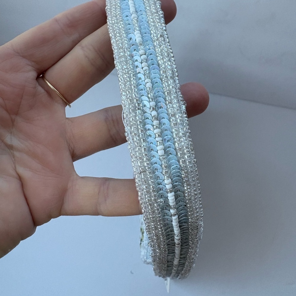 NWT Anthropologie The Fiona Beaded Bag: Winter Icon Edition - Picture 14 of 16